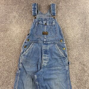 Vintage 70s Washington Dee Dee Men’s Sanforized Denim Overalls 30x30